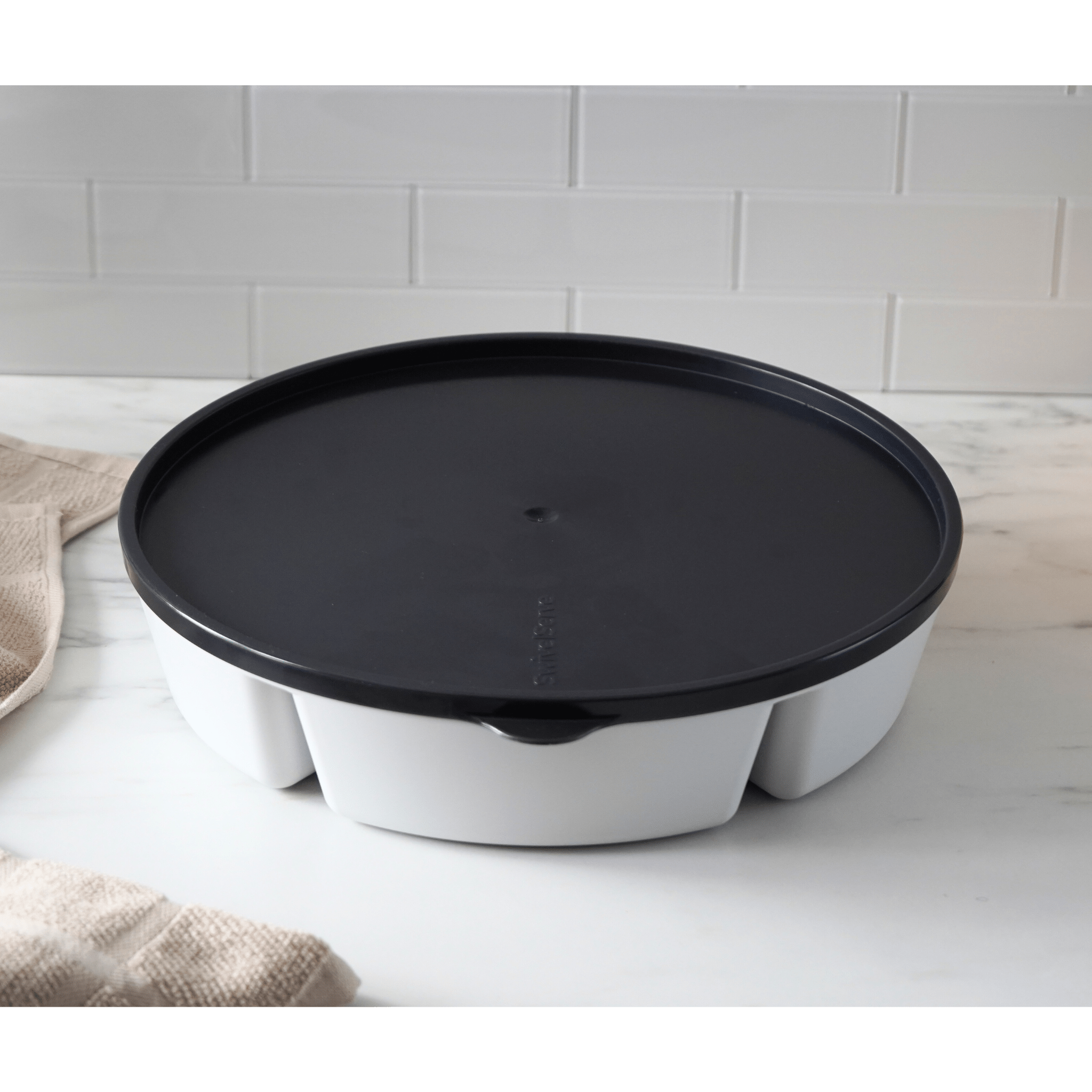 White Serving Tray - SwivelServe