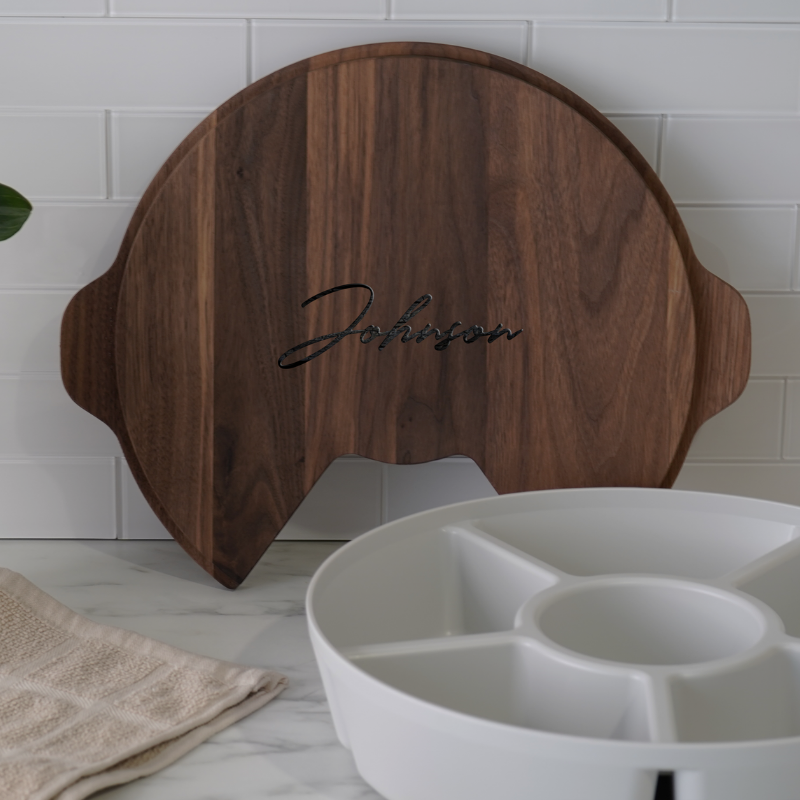 SwivelServe Signature Walnut System (3-Piece Set)