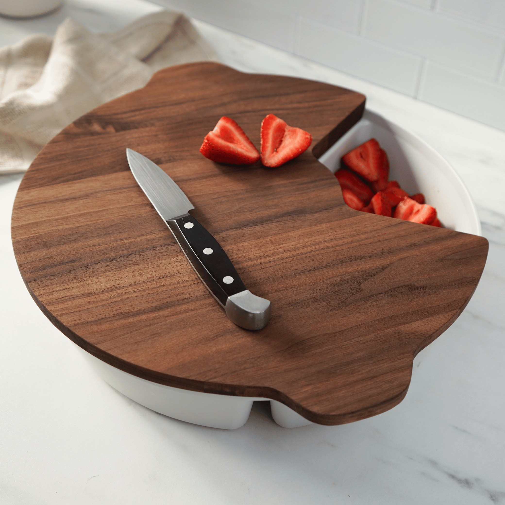 SwivelServe Signature Walnut System (3-Piece Set)