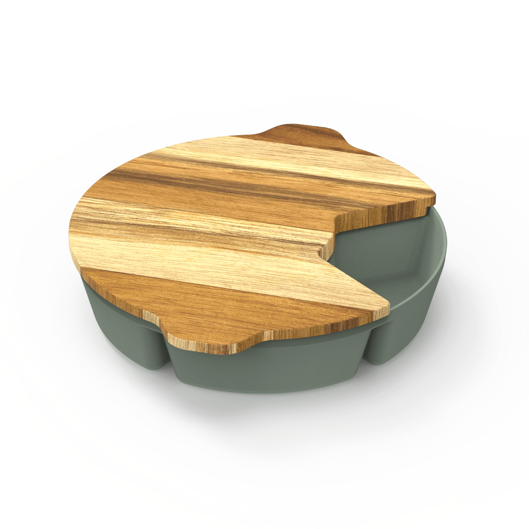 Teak Set - SwivelServe